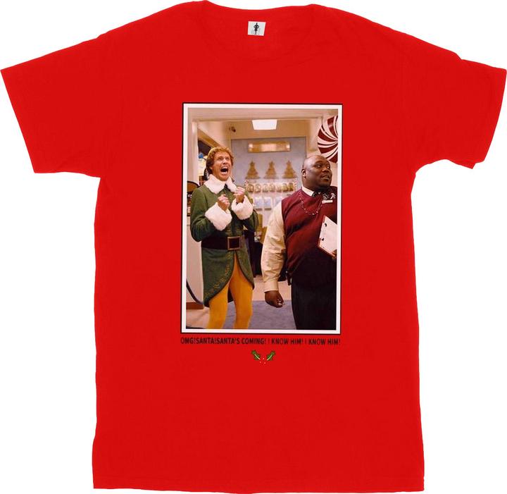 Elf OMG Santa Photo TShirt (3XL)