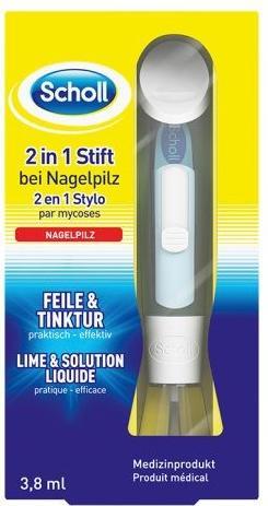 Produktbild Scholl 2in1 Nagelpilu Stift (3.80 ml)