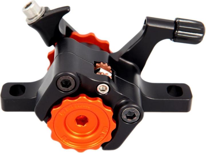 Paul Component Engineering Paul Component Klamper freno a disco PM/IS, Campagnolo, nero/arancio