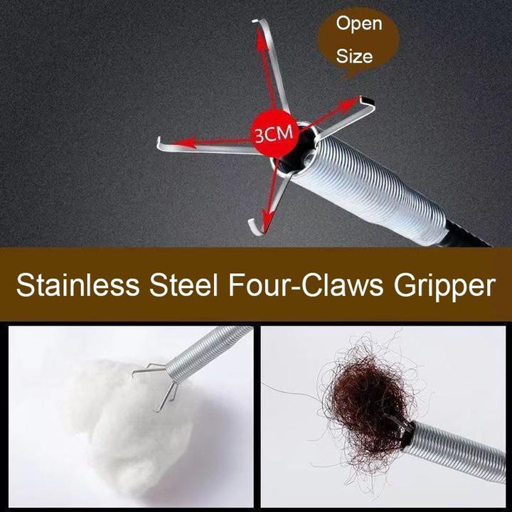 Actual product image König Design Drain Cleaner Pipe Brush Drain Free Pipe Drain Siphon Brush Spiral Hair (1 pcs.)