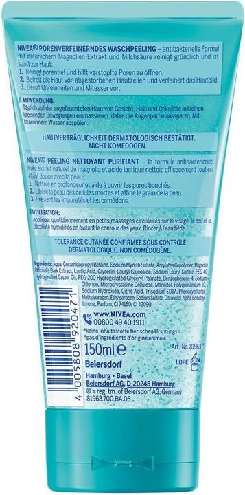 Immagine prodotto NIVEA Anti-impurità (Scrub detergente, 150 ml)