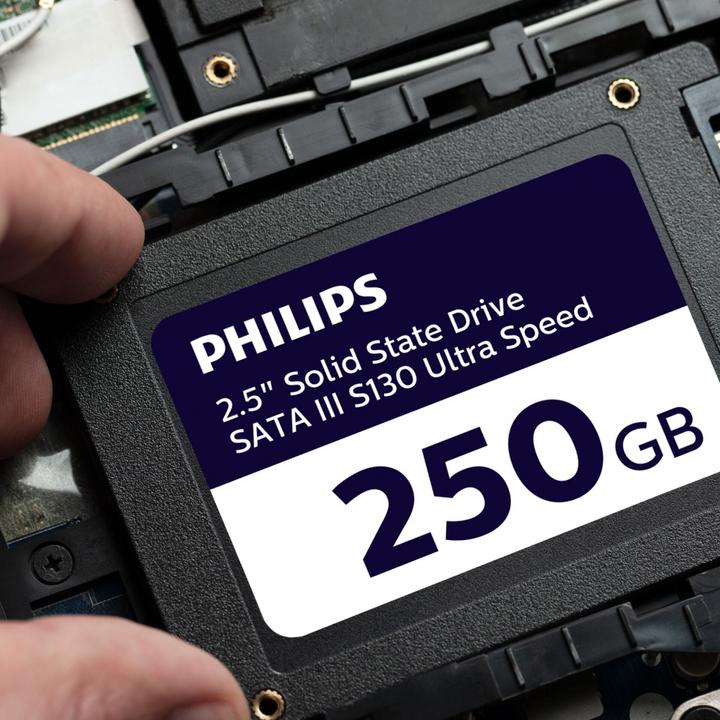 Image du produit Philips Internal SSD 250GB 2.5 SATA III S130 Ultra Speed (250 Go, 2.5")