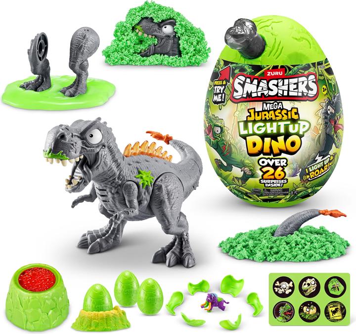 Actual product image Zuru Smashers - Mega Jurassic Light up Dino