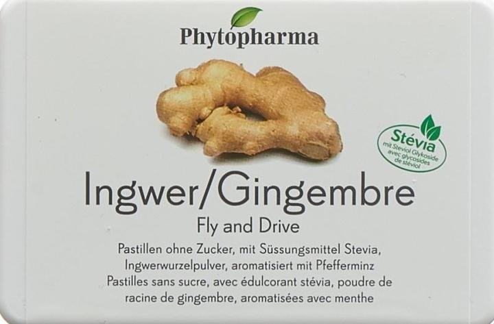 Actual product image Phytopharma Fly and Drive Ginger and Peppermint (40 Piece, Sweet, 80 g)