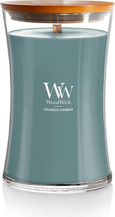 Actual product image WoodWick Evergreen Cashmere Large Jar Scented Candle (609.50 g)