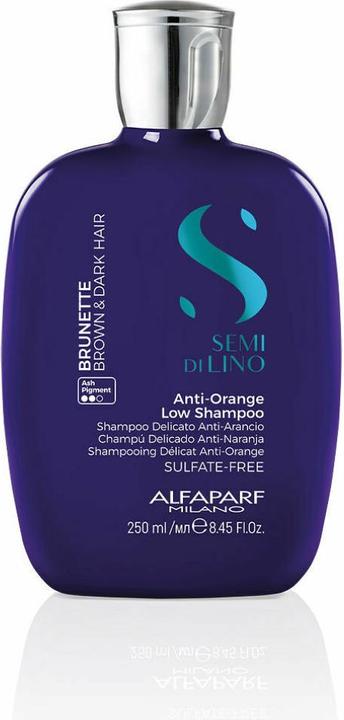 Actual product image Alfaparf Semi Di Lino Anti-Orange Low Shampoo (250 ml, Liquid shampoo)