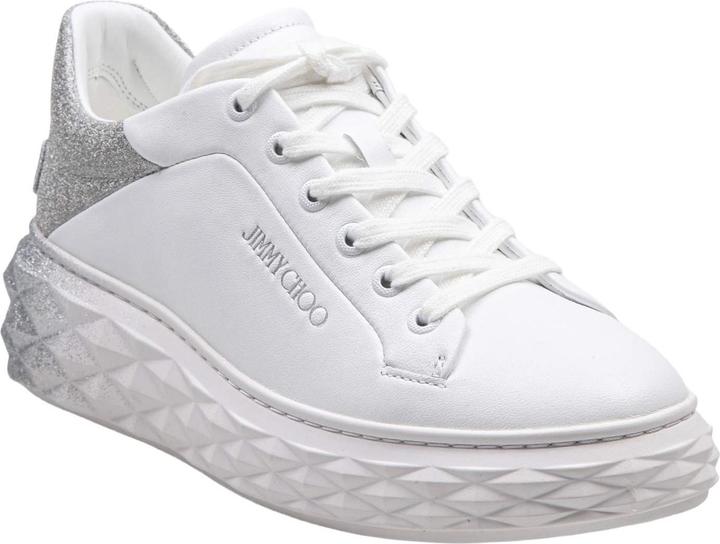 Immagine prodotto Jimmy Choo white leather sneakers with glitter degrade (37)