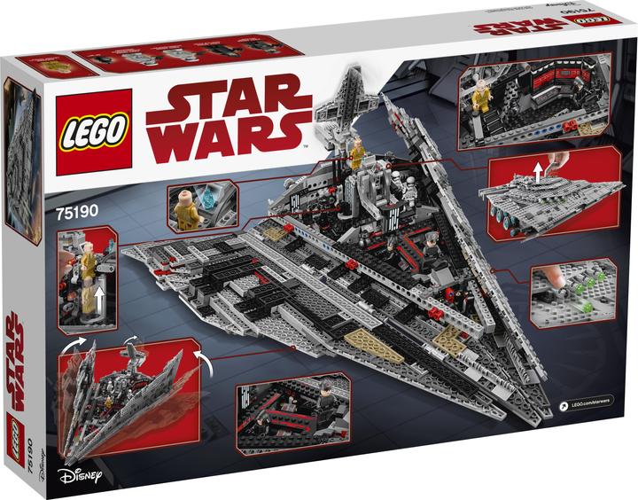 Produktbild LEGO First Order Star Destroyer (75190, LEGO Star Wars)