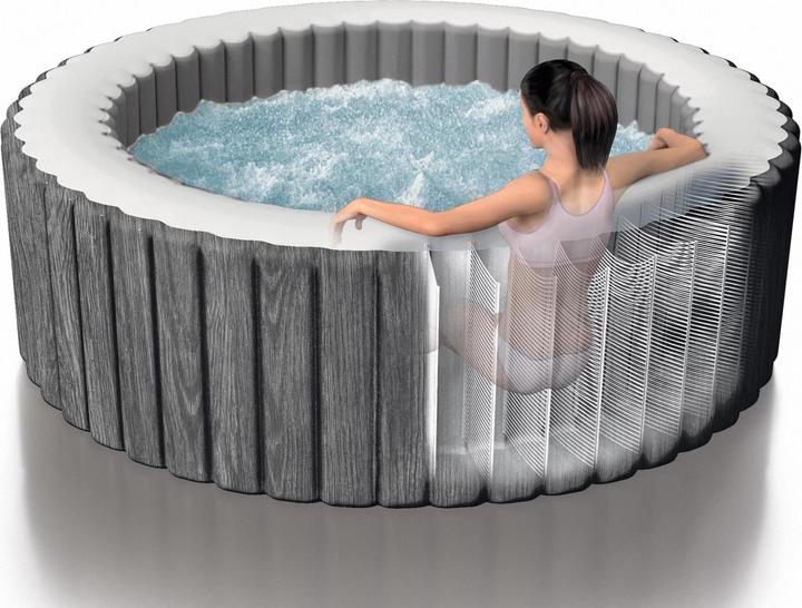 Produktbild Intex Pure SPA Bubble GreyWood XXL Deluxe (6 Pers.)
