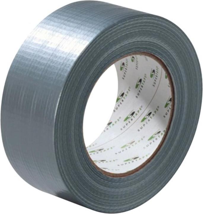 Actual product image Truetape Fabric tape SuperDuct ST201 silver/grey length 50 m width 48 mm (48 mm)