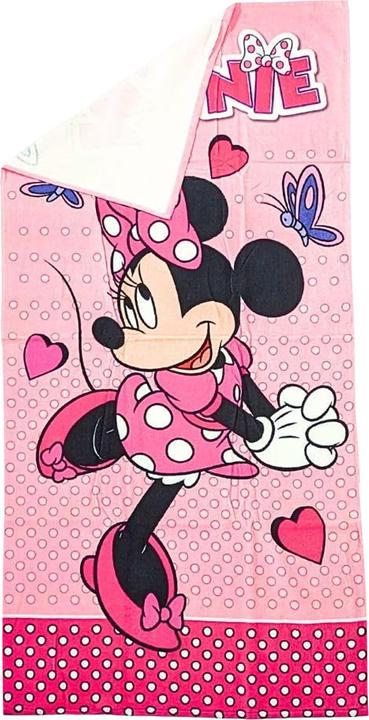 Actual product image Disney Spotty Minnie Mouse Cotton Bath Towel