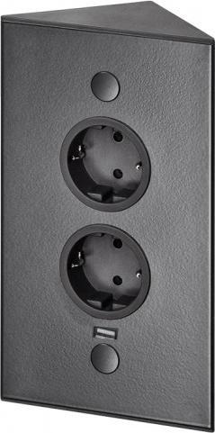 Actual product image Thebo Corner socket outlet element
