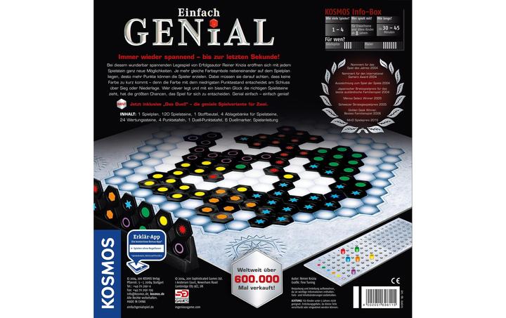 Produktbild Kosmos Einfach Genial (Deutsch, Reiner Knizia, 2023)
