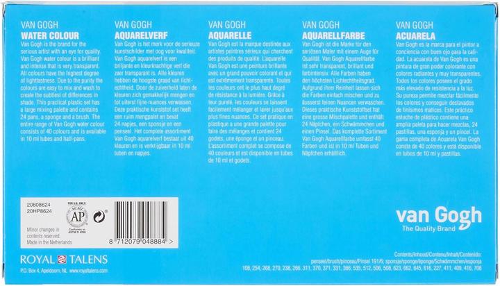 Produktbild Van Gogh Aquarellfarbe Malkasten (Mehrfarbig, 24 ml)