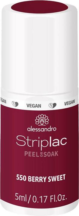 Alessandro International Striplac Berry Sweet 5 ml (550, UV-Gel Lack)