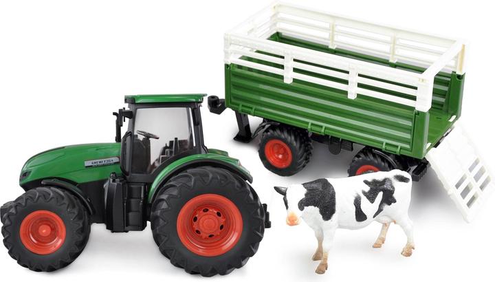 Actual product image Amewi Tractor with cattle truck, green 1:24, RTR (RTR Ready-to-Run)