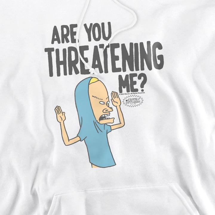 Immagine prodotto Universal Textiles Are You Threatening Me? Felpa con Cappuccio Uomo (S)