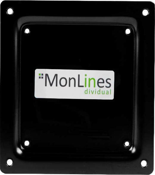 Actual product image MonLines V005B VESA adapter from 75x75 to 100x100 mm (Mounting- / Adapterplates)