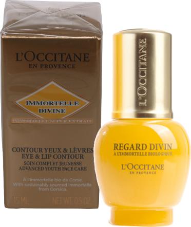 Image du produit L'Occitane Immortelle Divine Soin contour des yeux et des lèvres (Fluide, 15 ml, Journée)