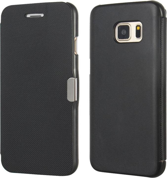 Produktbild König Design Flip Cover Schutzhülle Case Bookstyle Handyhülle für Samsung Galaxy S8 Schwarz (Samsung Galaxy S8+)
