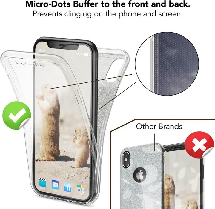 Actual product image Nalia 360 degree cell phone case (Apple iPhone XS, Apple iPhone X)