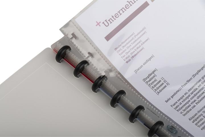 Produktbild Elba Vario-zipp ringband image profi kleurloos Transparent Ringmappe (A4, 1 x)