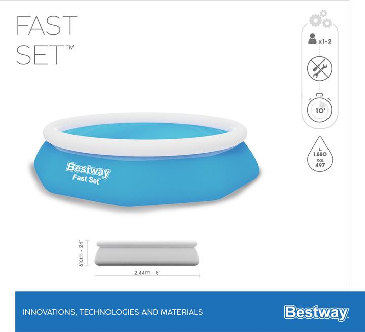 Actual product image Bestway Fast Set (244 x 66 cm)