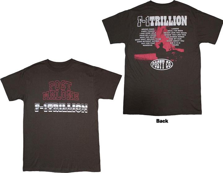 Post Malone F-1 Trillion Back Print