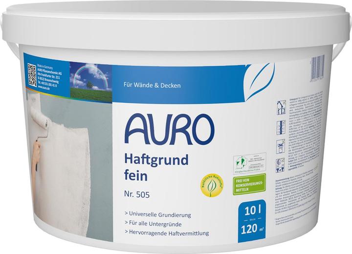 Produktbild AURO Haftgrund, fein 505 (Weiss, 10 l)