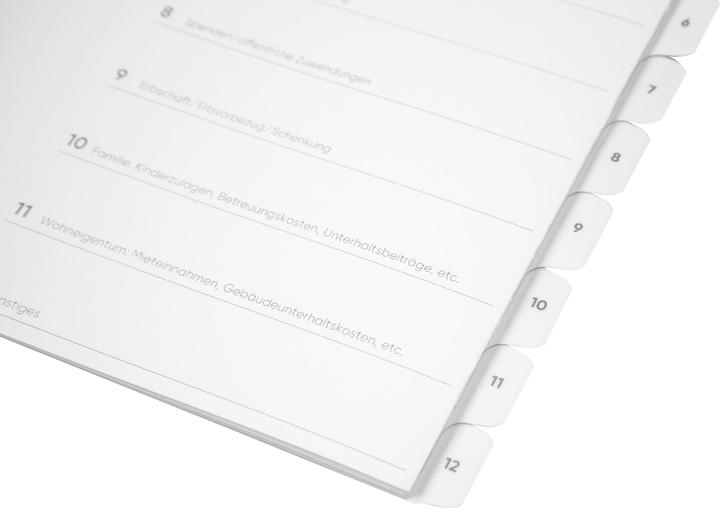 Produktbild Biella Register Steuern