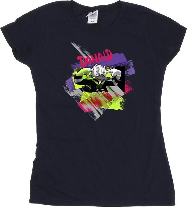 Disney Donald Duck Ear Plug Bright TShirt (XXL)