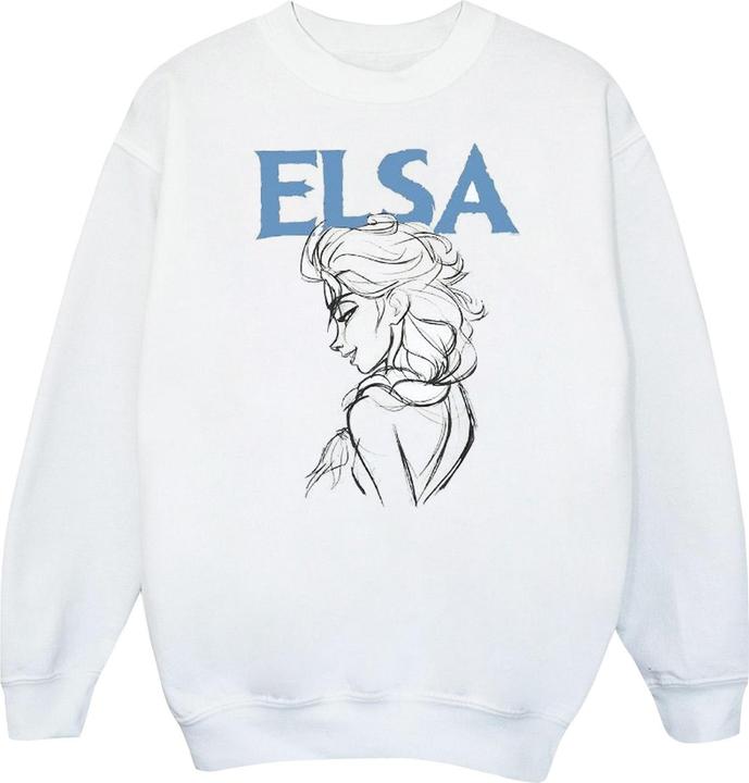 Disney Frozen Elsa Profile Sketch Sweatshirt Jungen