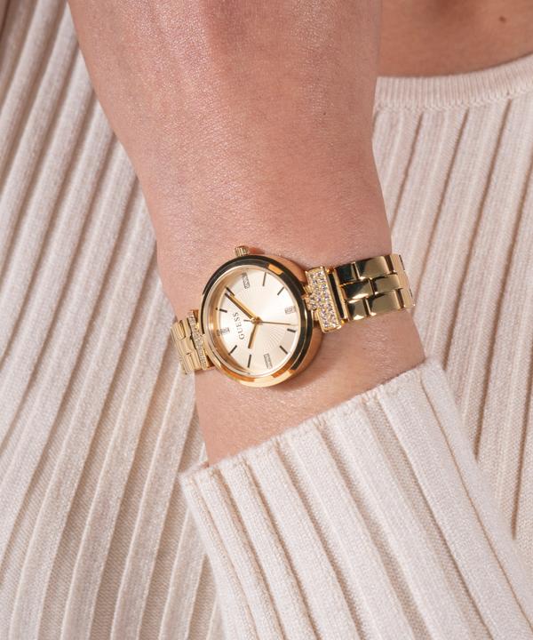 Immagine prodotto Guess P GLD CS W/ CRYS / SUN CHAMP DL / P GLD BRCT Orologio da polso (28 mm)