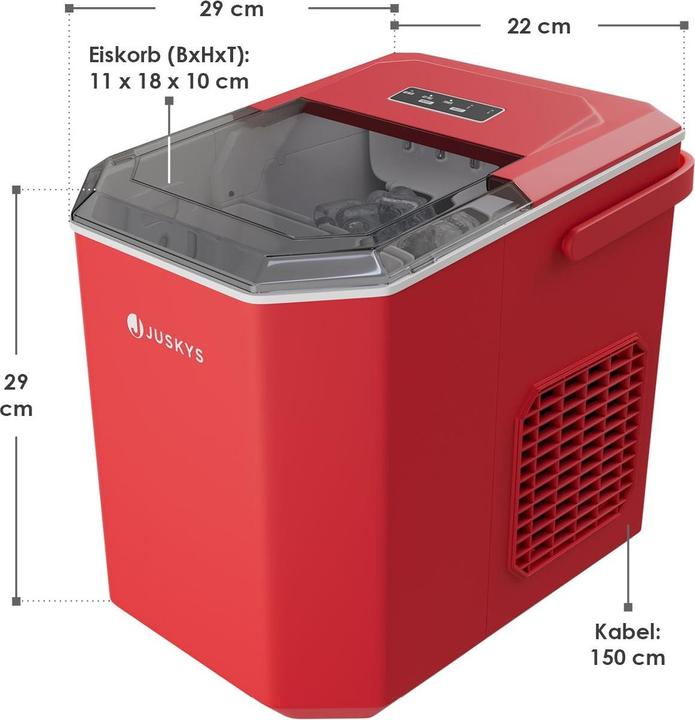 Image du produit Juskys Machine à glaçons