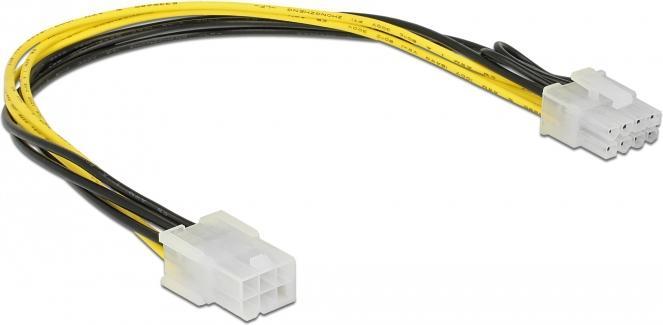Produktbild Delock Netzteil 6-poliges PCIe Power (W) bis 8-poliger PCIe Power (M) 30 cm