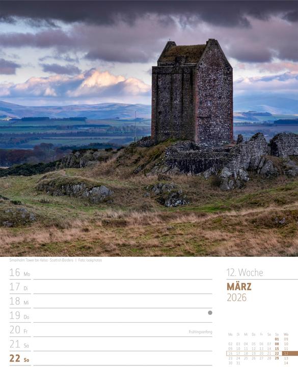 Produktbild Schottland - Zwischen Highlands und Hebriden - Wochenplaner Kalender 2026 (25 x 33 cm, Harter Einband, Deutsch)