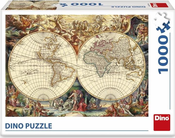 Produktbild Dino Puzzle Historische Landkarte 1000 Teile (1000 Teile)