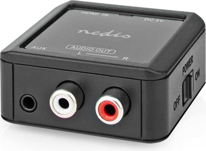 Image du produit Nedis Convertisseur audio numérique | 1 voie | Connecteurs - Entrée : HDMI™ Input | Connecteurs - Output :