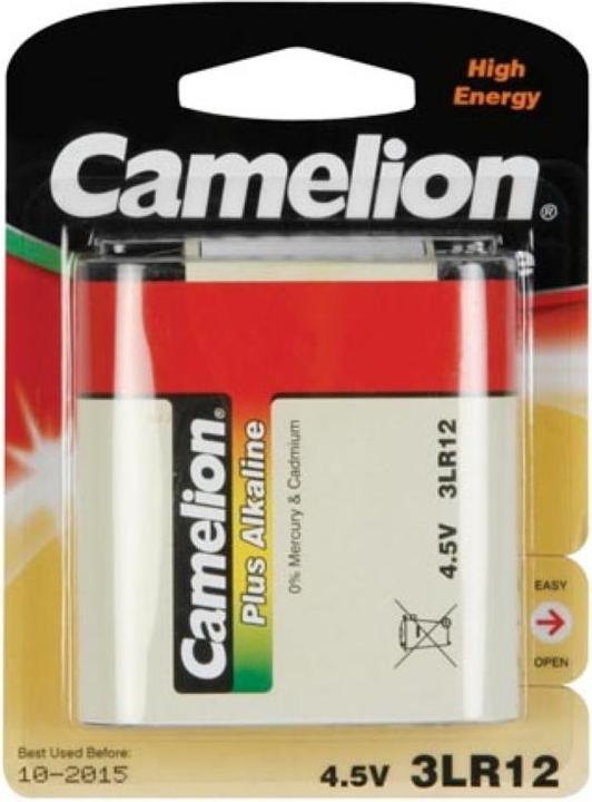 Produktbild Camelion ALKALI-MANGAN - FLACH-BATTERIE - 4.5 V - 5900 mAh 4912.121.411 (1 St./Blisterverpackung) (1 Stk.)