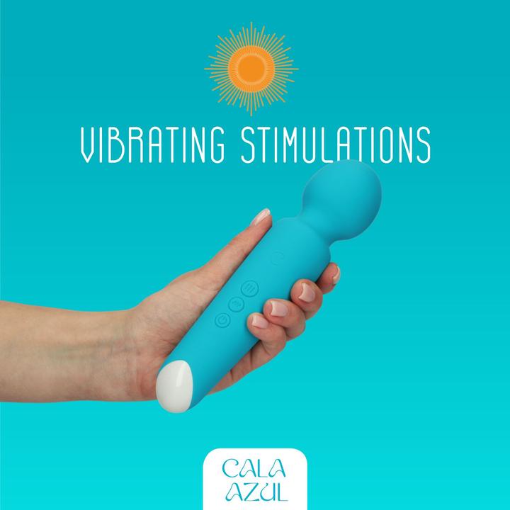 Actual product image Cala Azul Maria Zauberstab Vibrator Azul