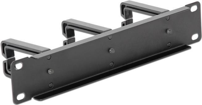 Actual product image Delock 25.40cm (10") cable management panel black