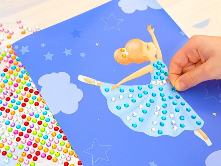 Produktbild Diamantsticker Anziehpuppen – Ballett