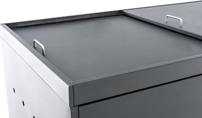 Produktbild Swisshandel24 2er Mülltonnenverkleidung Nelli, anthrazit