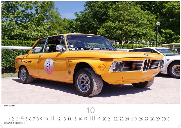 Produktbild BMW Classic Cars 2026 L 35x50cm (35 x 50 cm, Deutsch)