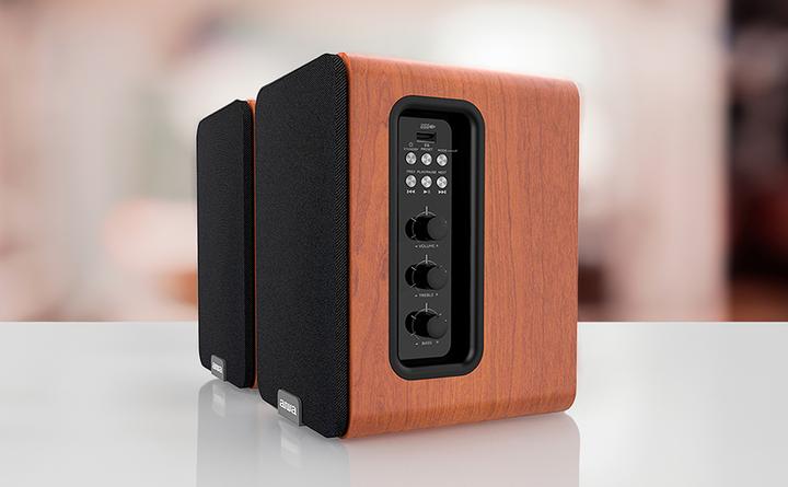 Produktbild Aiwa ASP-A200 Aktivlautsprecher-Paar, braun (1 Paar, 25 W)