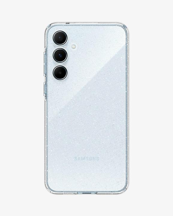 Actual product image Spigen Liquid Crystal case for Samsung Galaxy A55 5G - transparent and glitter (Samsung Galaxy A55)