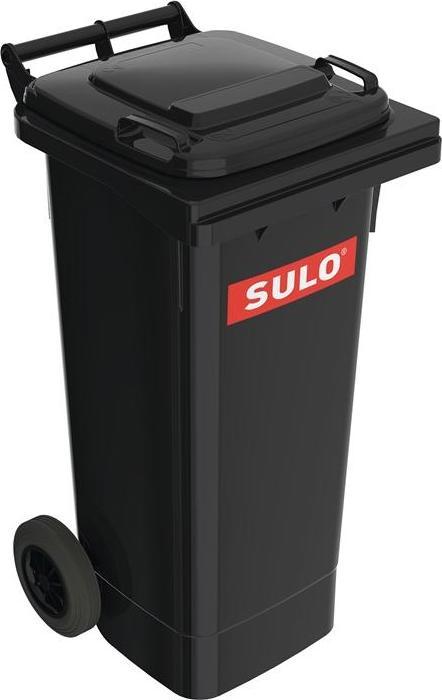 Immagine prodotto SULO Contenitore per rifiuti grandi 80 l HDPE grigio antracite mobile, conforme a EN 840 (80 l)