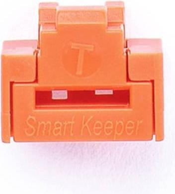 Actual product image Smart Keeper Basic RJ45 Port Blocker orange 12 pcs.