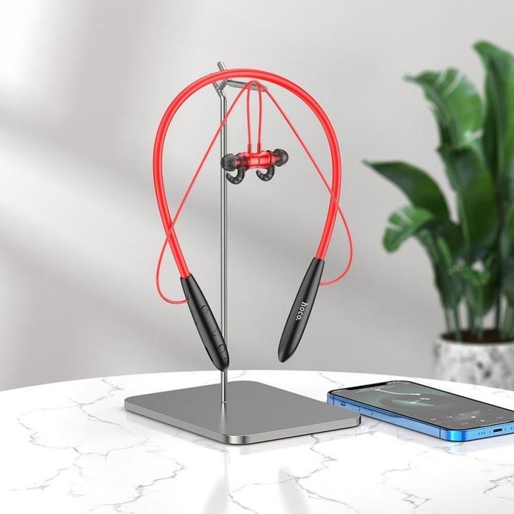 Produktbild Hoco Wireless headphones wireless earphones bluetooth ES61 red (20 h, Kabellos)