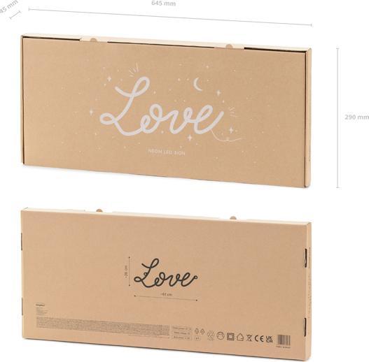 Image du produit Partydeco Lettres néon LED - Love